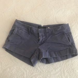 AE purple shorts